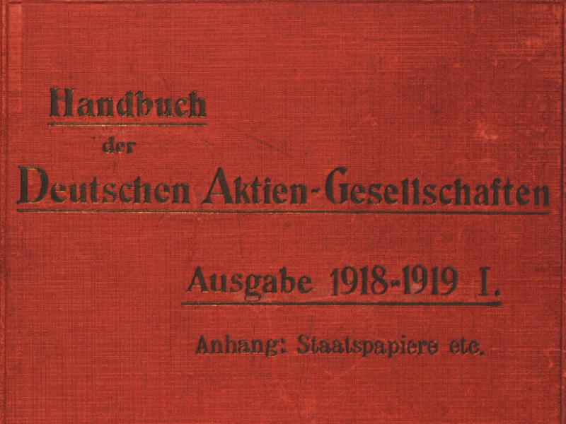 Handbook of German Stock Corporations